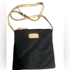 Kate Spade New York Kennedy Park Tess Crossbody Bag Black Nylon Leather